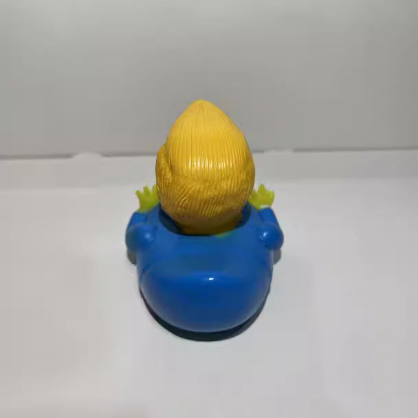 Children's Bath Water Duck Vinyl Squeezing Toy Suit Squeeze Sound Toys
