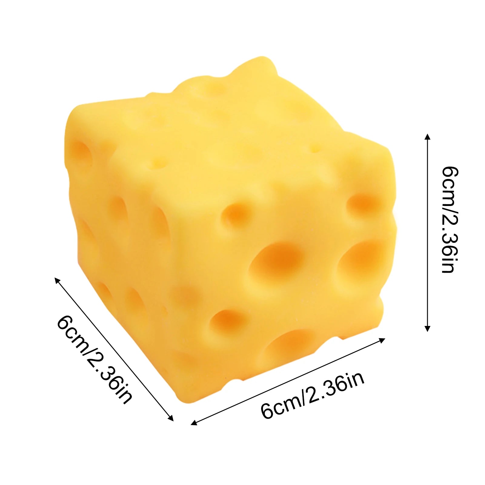 Squishy Cheese Cube Squeeze Toys Soft Butter Cheese Fidget Toy Slow Rebound Push Stress Relief Sensory Toy Stress Relief
