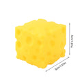 Squishy Cheese Cube Squeeze Toys Soft Butter Cheese Fidget Toy Slow Rebound Push Stress Relief Sensory Toy Stress Relief