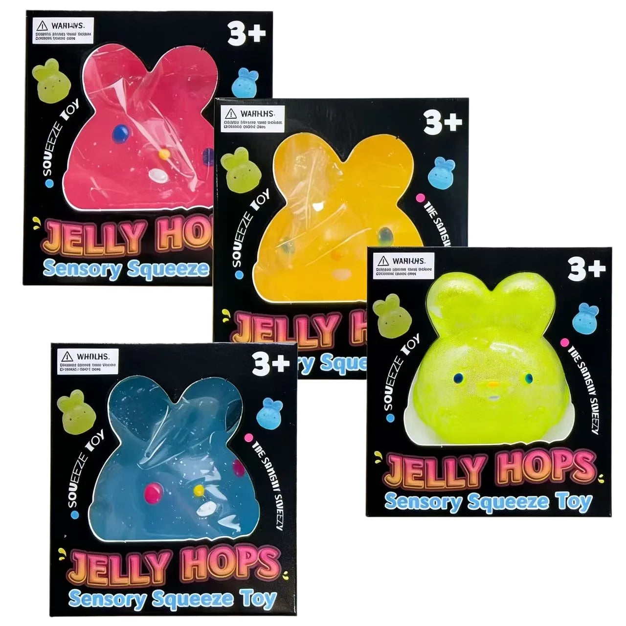 hot NeeDoh Jelly Hops Scented Easter Needoh Squish Bunnies sensory fun Mysterious Sensory Experience Surprise Gift