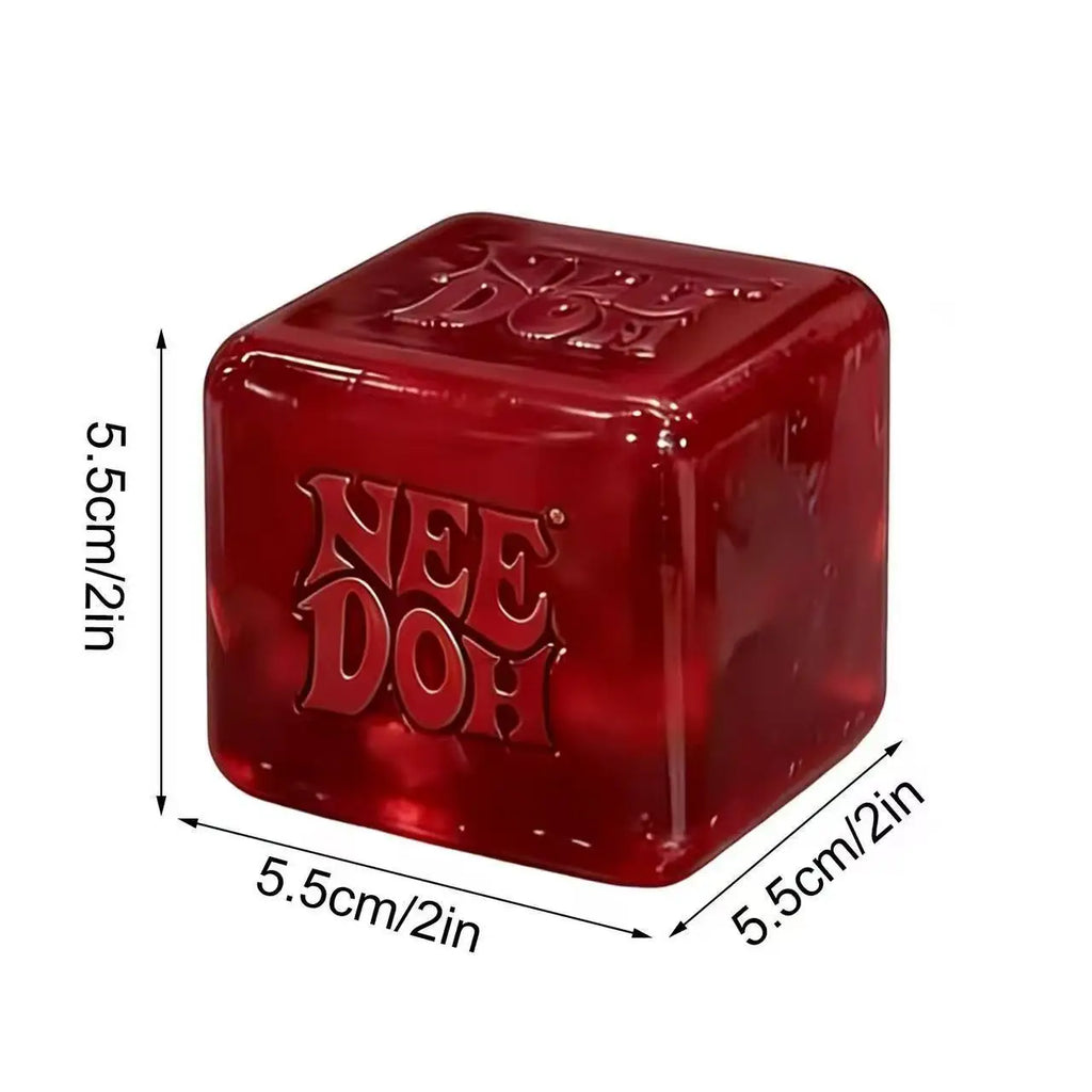 Hot Needoh Nice Cube Sensory Stress Reliever Fidget Tool for Anxiety & Focus Desk Sensory Cube for Adults & Kids