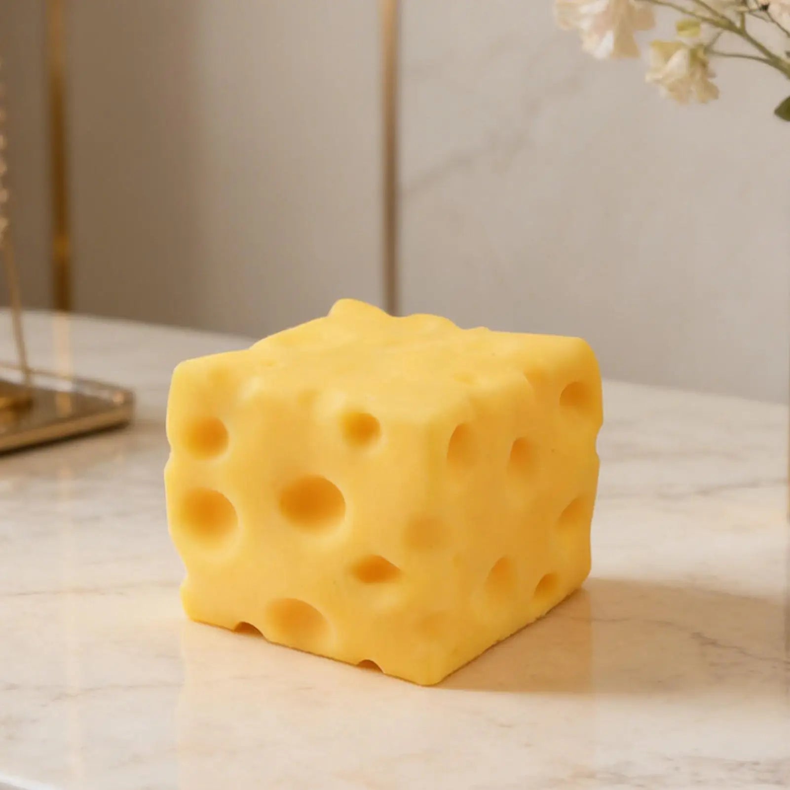 Squishy Cheese Cube Squeeze Toys Soft Butter Cheese Fidget Toy Slow Rebound Push Stress Relief Sensory Toy Stress Relief