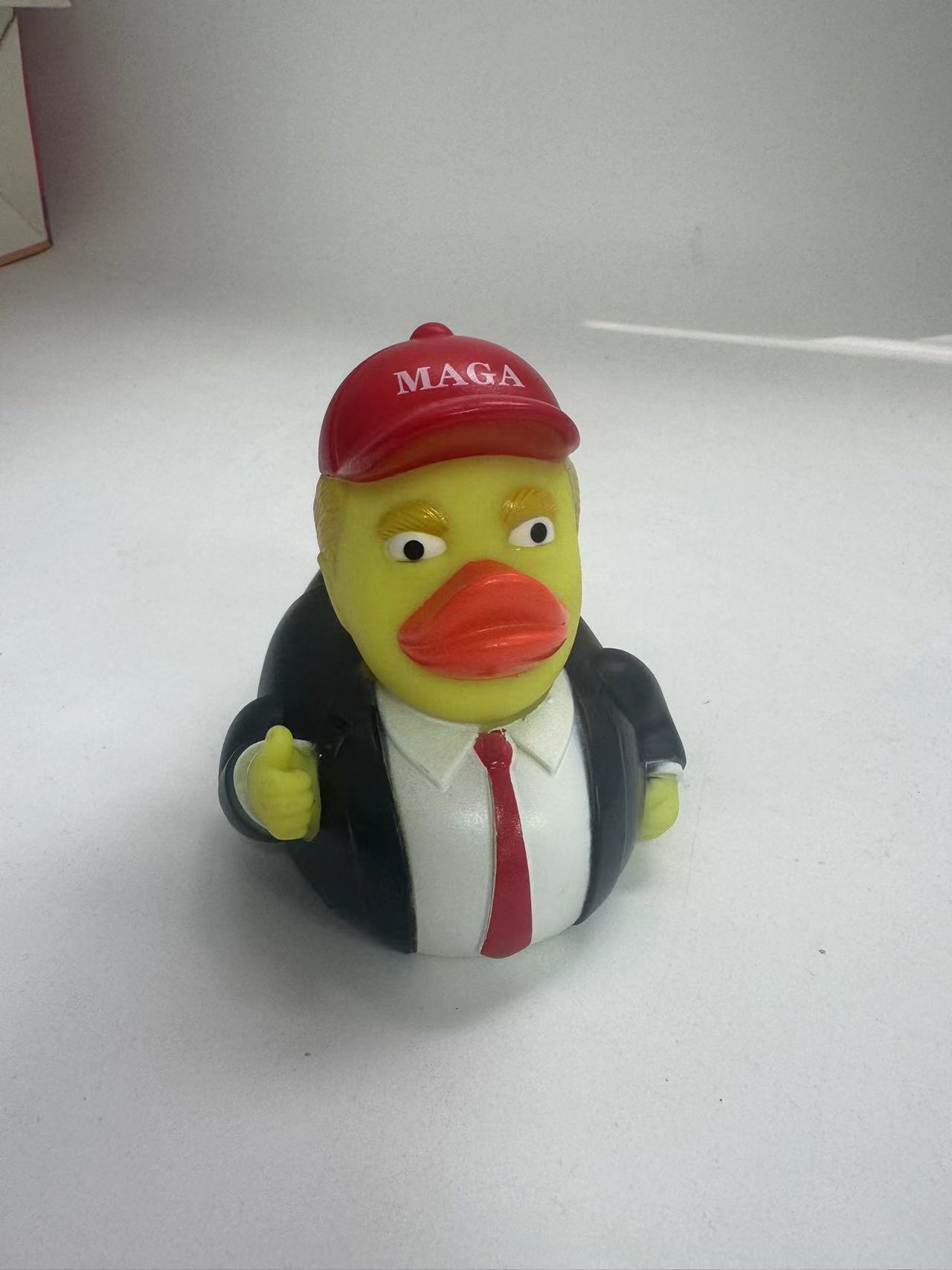 Children's Bath Water Duck Vinyl Squeezing Toy Suit Squeeze Sound Toys