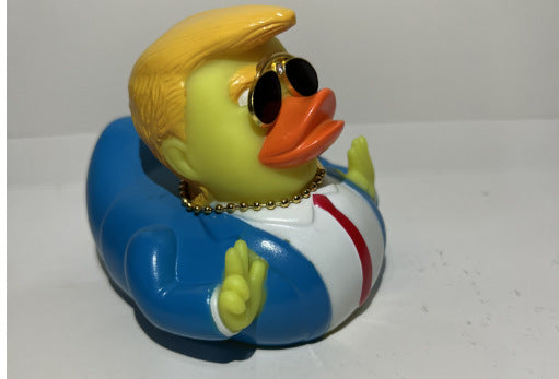 Children's Bath Water Duck Vinyl Squeezing Toy Suit Squeeze Sound Toys