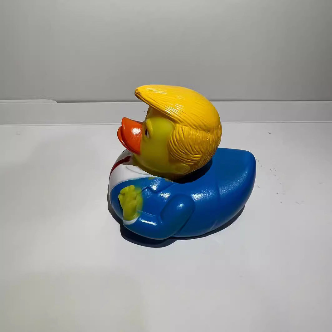 Children's Bath Water Duck Vinyl Squeezing Toy Suit Squeeze Sound Toys